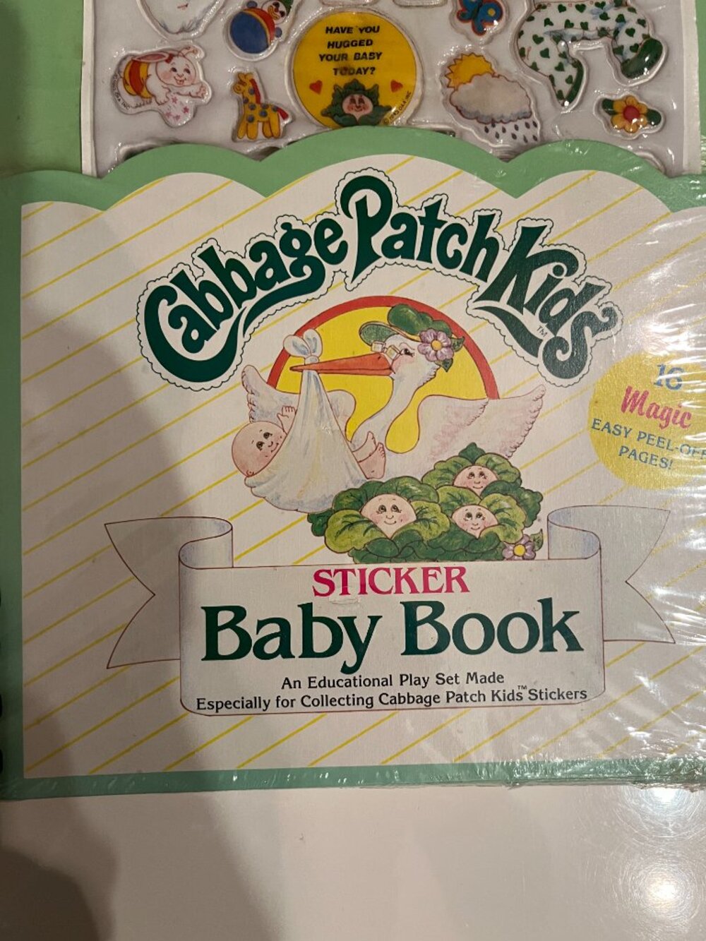 Cabbage Patch Kids Sticker Book -Vintage 1983 Collectible (original packaging) - Picture 11 of 12